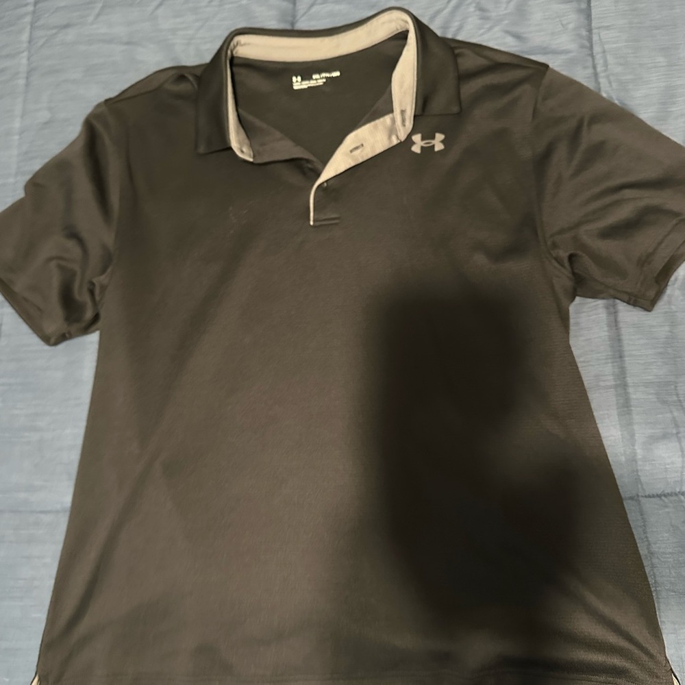 Under Armour Men's Polo Shirt in Black and Gray